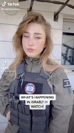 natalia fadeev nsfw|Israeli Defense Forces Soldiers Embrace Thirst Traps on TikTok